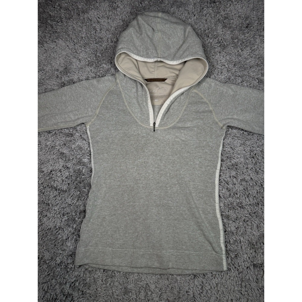 Kuhl Mountain Culture Women's Grey Kashmira 1/4 Zipper Pullover Hoodie‎ Size XS